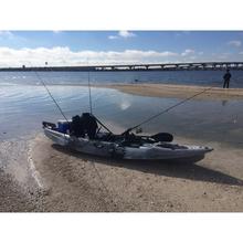 BKC UH-RA220 11 Foot 6 Angler Sit On Top Fishing Kayak (2pc Paddles, Seat & Rudder)-Kayak Shops