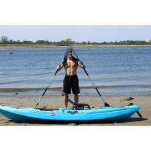 BKC UH-RA220 11 Foot 6 Angler Sit On Top Fishing Kayak (2pc Paddles, Seat & Rudder)-Kayak Shops
