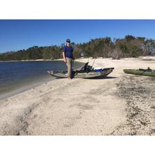 BKC UH-RA220 11 Foot 6 Angler Sit On Top Fishing Kayak (2pc Paddles, Seat & Rudder)-Kayak Shops