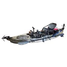 BKC UH-RA220 11 Foot 6 Angler Sit On Top Fishing Kayak (2pc Paddles, Seat & Rudder)-Kayak Shops