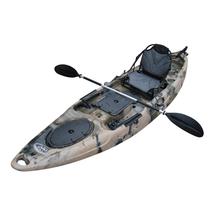BKC UH-RA220 11 Foot 6 Angler Sit On Top Fishing Kayak (2pc Paddles, Seat & Rudder)-Kayak Shops