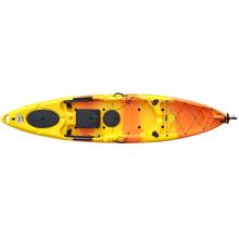 BKC UH-RA220 11 Foot 6 Angler Sit On Top Fishing Kayak (2pc Paddles, Seat & Rudder)-Kayak Shops