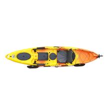 BKC UH-RA220 11 Foot 6 Angler Sit On Top Fishing Kayak (2pc Paddles, Seat & Rudder)-Kayak Shops