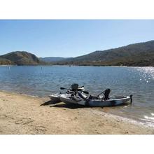 BKC UH-RA220 11 Foot 6 Angler Sit On Top Fishing Kayak (2pc Paddles, Seat & Rudder)-Kayak Shops