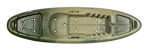 Perception Zip 9.5 | Sit on Top Kayak for All-Around Fun | Stable and Fast | Rear Storage with Tie Downs | 9' 6'